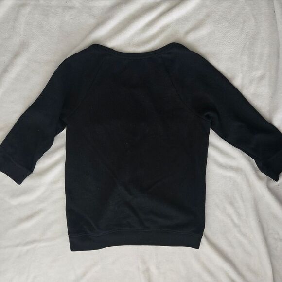 Black Studded Long Sleeve Top - Picture 3 of 4